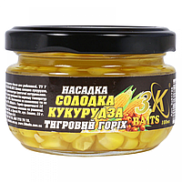 Насадка консервована 3k Baits Солодка кукурудза Premium Тигровий горіх 100мл