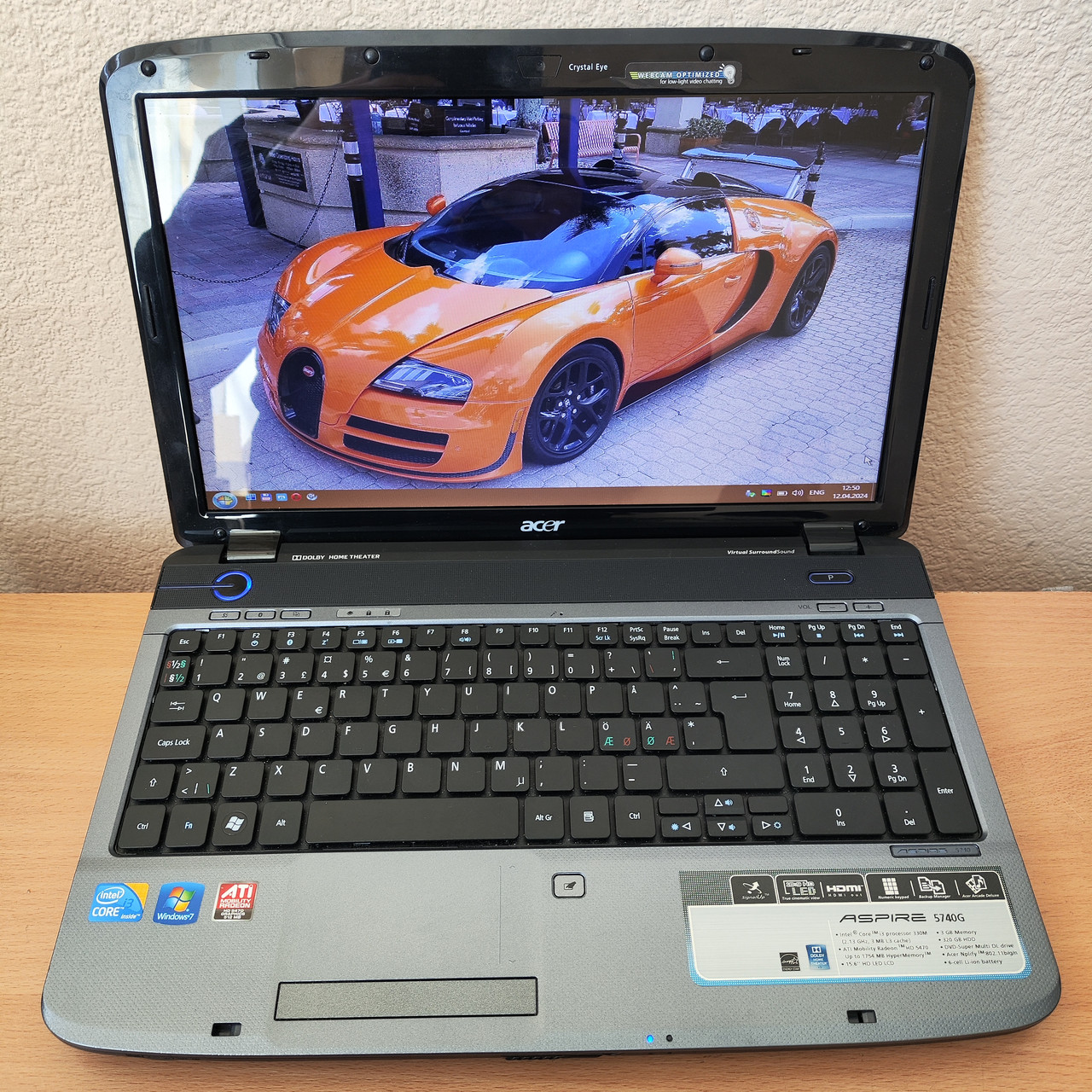 Ноутбук Acer TravelMate 5740G 15.6" i3-330M/3 Gb DDR3/320 Gb HDD/ Radeon HD 5470