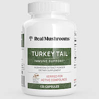 Real Mushrooms Turkey Tail / Трутовик разноцветный для поддержки иммунитета 135 капсул