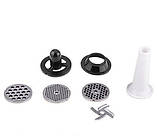 Кухонний комбайн, тістоміс, м'ясорубка, блендер 3в1 Royalty Red Line потужність 1900 Вт, фото 5