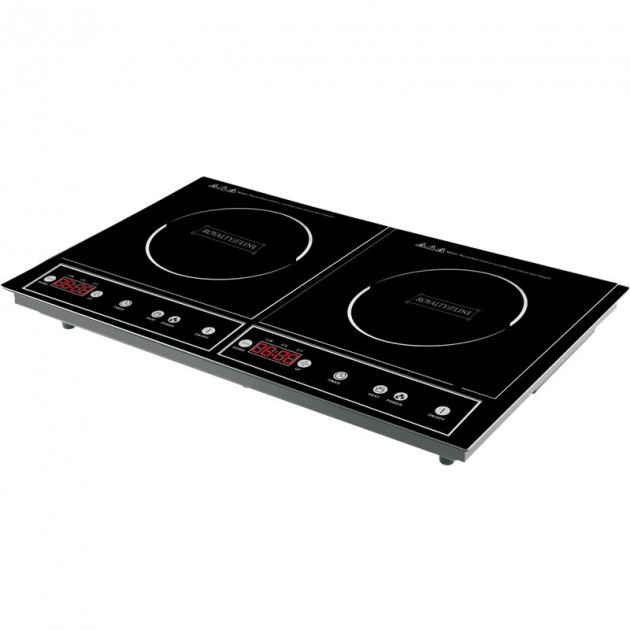 Індукційна плита Royalty Line настільна на дві камфорку 1400w+2000w