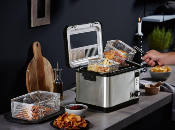 Фритюрниця подвійна Silver Crest SEF3 2000 4 літри, фото 1