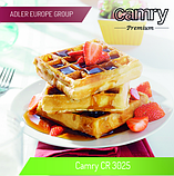 Вафельниця Camry CR 3025 1500 Вт, фото 8