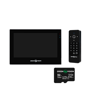 Комплект відеодомофону GV-004-GV-060+GV-007 + SD32GB