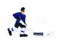 Хоккеист для настольного хоккея 14 синий длина клюшки 52 мм Artman