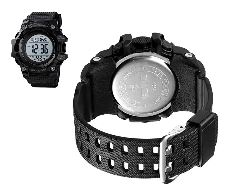 Ремінець на годинник Skmei 1552 чорний БЕЗ НАКЛАДНОГО ПЛАТЕЖУ!