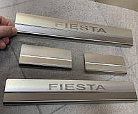 Накладки на пороги Ford FIESTA VI 5-дверка с 2002-2008 (Standart)
