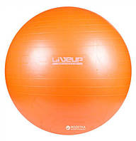 Фитбол (насос в комплекте) LiveUP ANTI-BURST BALL оранжевый 65см LS3222-65o