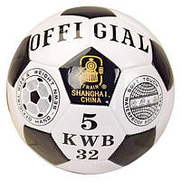 Футбольный мяч Bambi FB190306 F размер 5, ПВХ, диаметр 20,7 см (FB190306-RT)