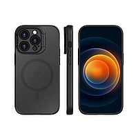 Чехол iPhone 15 Pro Max Rock Guard Magnet Full Camera (Foldable Bracket) противоударный (black) противоударный