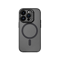 Чехол iPhone 15 Pro Max Stand Camera with MagSafe (black) противоударный