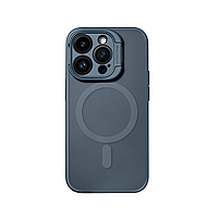 Чехол iPhone 15 Pro Max Stand Camera with MagSafe (dark blue) противоударный