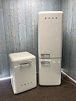 Комплект Smeg холодильника з морозильною камерою Smeg та посудомийною машиною Smeg (refurbished)