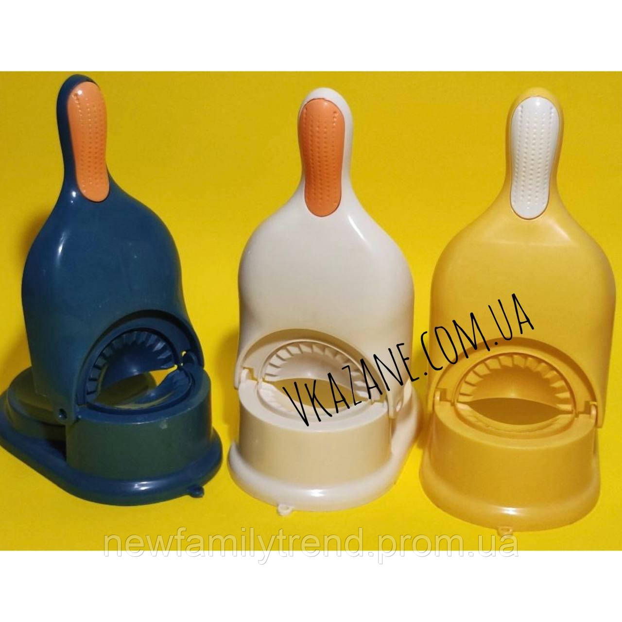 Пельменниця ручна механічна FRU-049 2В1 Пельменниця машинка Прес форма для пельменів Синій, фото 1