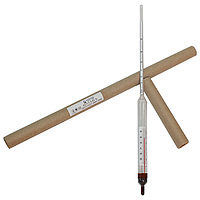 Ареометр для спирту з термометром Склоприлад 60-100% x -25...+35°C АСП-Т 60-100