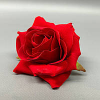 Головка розы красная 6 см КР