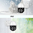 Вулична камера відеоспостереження 4mp, Cаmera Cad N3 / Поворотна камера спостереження / Вайфай камера, фото 7