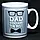 Велика кружка для тата "Dad you are the best", кераміка, 900мл, фото 6