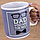 Велика кружка для тата "Dad you are the best", кераміка, 900мл, фото 4