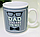 Велика кружка для тата "Dad you are the best", кераміка, 900мл, фото 8