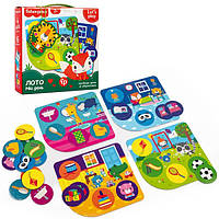 Лото в картинках для детей Vladi Toys VT2910-02 L Fisher Price. Мой день (VT2910-02-RT)