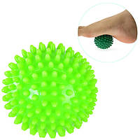 Массажный мячик с шипами Bambi RB2221 M пластиковый, 9 см, Зеленый (RB2221 Green-RT)