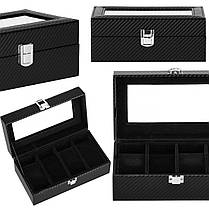 Скринька (органайзер) для зберігання годинників Springos 21 x 11 x 8.5 см HA1051, фото 4