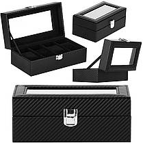 Скринька (органайзер) для зберігання годинників Springos 21 x 11 x 8.5 см HA1051, фото 5