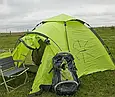Намет туристичний напівавтоматичний 4-місний Norfin HAKE 4, фото 7