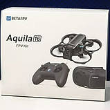 Квадрокоптер BetaFPV Aquila16 FPV Kit 8 хв 200м 2 батарея, фото 3