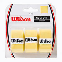 Обмотка Wilson pro overgrip yellow 3pack WRZ4014