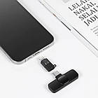 Подвійний бездротовий мікрофон (2 шт) 20 м, K9 / Акумуляторний мікрофон для телефону / Петличний мікрофон, фото 6