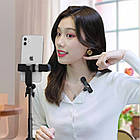 Подвійний бездротовий мікрофон (2 шт) 20 м, K9 / Акумуляторний мікрофон для телефону / Петличний мікрофон, фото 9