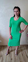Стильне плаття в рубчик із розрізом George М розмір