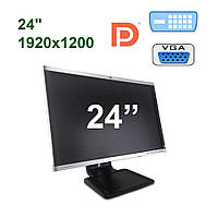 Монитор HP LA2405wg / 24" (1920x1200) TN / VGA, DVI, DP, USB