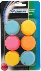 М'ячі Donic Color popps 6шт 649015
