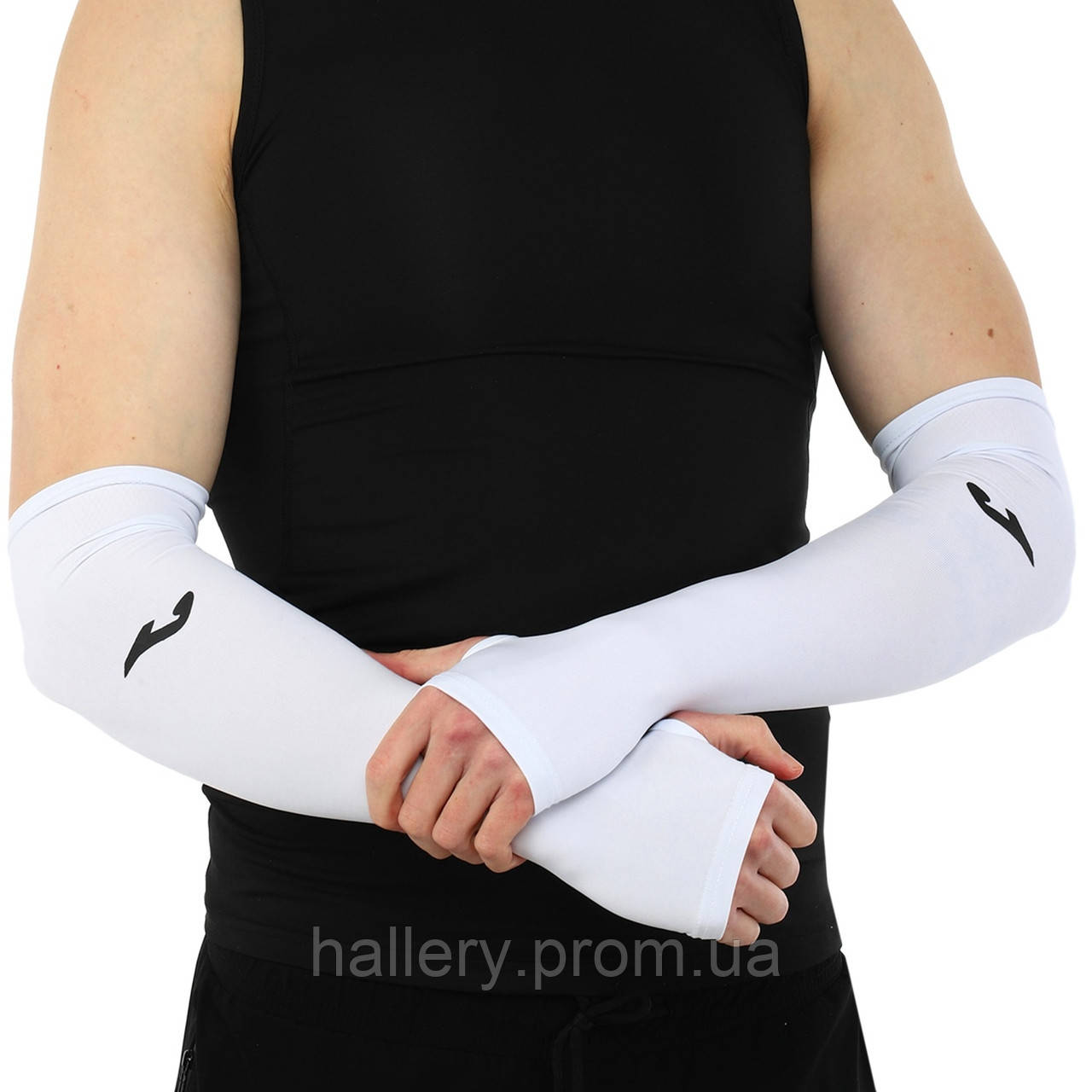 Нарукавник компрессионный рукав для спорта Joma ARM WARMER 400358-P02 размер S цвет белый hr - фото 1 - id-p2180981831
