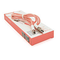 Кабель iKAKU KSC-723 GAOFEI smart charging cable for Type-C, Pink, длина 1м, 2.4A, BOX o