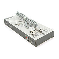 Кабель iKAKU KSC-723 GAOFEI smart charging cable for Type-C, Gray, довжина 1м, 2.4A, BOX m