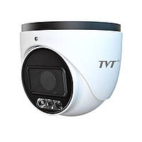 IP-видеокамера 4Mp TVT TD-9545S4-C(D-AZ-PE-AW3) White f-2.8-12mm, ИК+LED-подсветка, с микрофоном