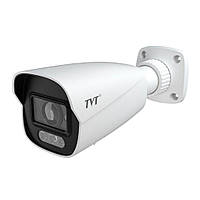 IP-видеокамера 4Mp TVT TD-9442S4-C(D-AZ-PE-AW3) White f-2.8-12mm, ИК+LED-подсветка, с микрофоном
