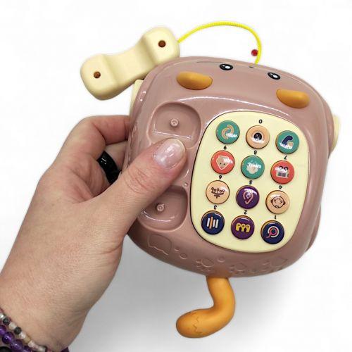 Музыкальная игрушка-каталка "Котик-телефон" Toys Shop - фото 2 - id-p2180989425