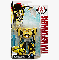 Трансформер Hasbro Бамблби 14 см, серия Воины, Роботы под прикрытием - Bumblebee, Warriors, RID Не медли