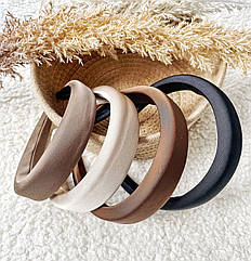 Обручі 2,5 см пластик/текстиль 6 шт./пач.