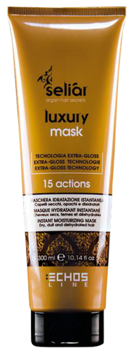 Зволожуюча маска для волосся - Echosline Seliar Luxury 15 Аctions Mask (Оригінал)
