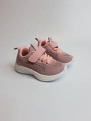 Кросівки для дівчинки Apawwa 395 pink-wh рожеві р.22