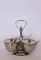 Соусники нерж. на підставці (3 соусника)