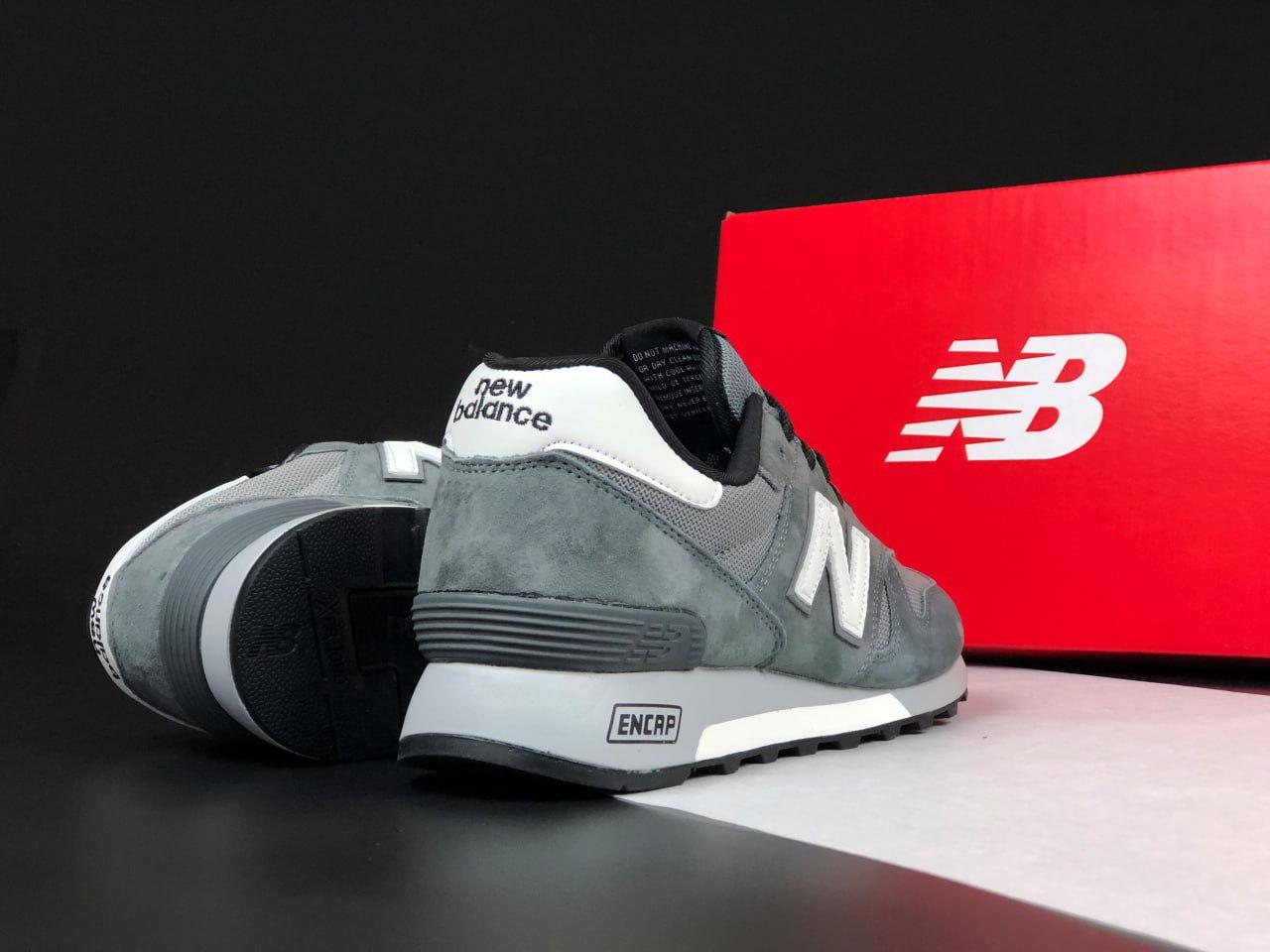 Мужские кроссовки New Balance 1300 Gray Encap Nb обувь Нью Беланс серые замша сетка весна лето - фото 4 - id-p2179791142