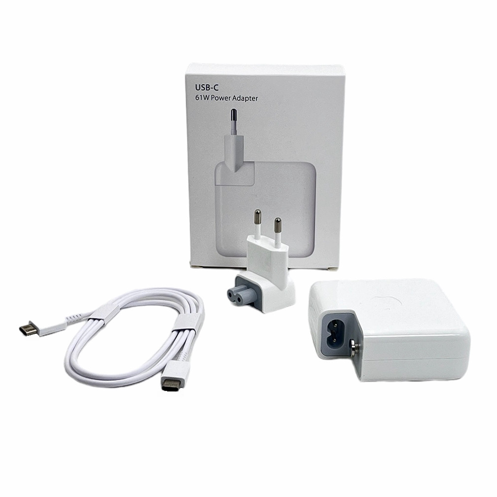 Блок живлення зарядний пристрій для ноутбука Apple 61W Usb-C A1718 Power adapter MacBook MNF72LL/A Type-C