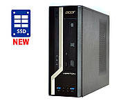 ПК Acer Veriton X2631G SFF / Intel Сore i3-4130 (2 (4) ядра по 3.4 GHz) / 8 GB DDR3 / 128 GB SSD NEW / Intel